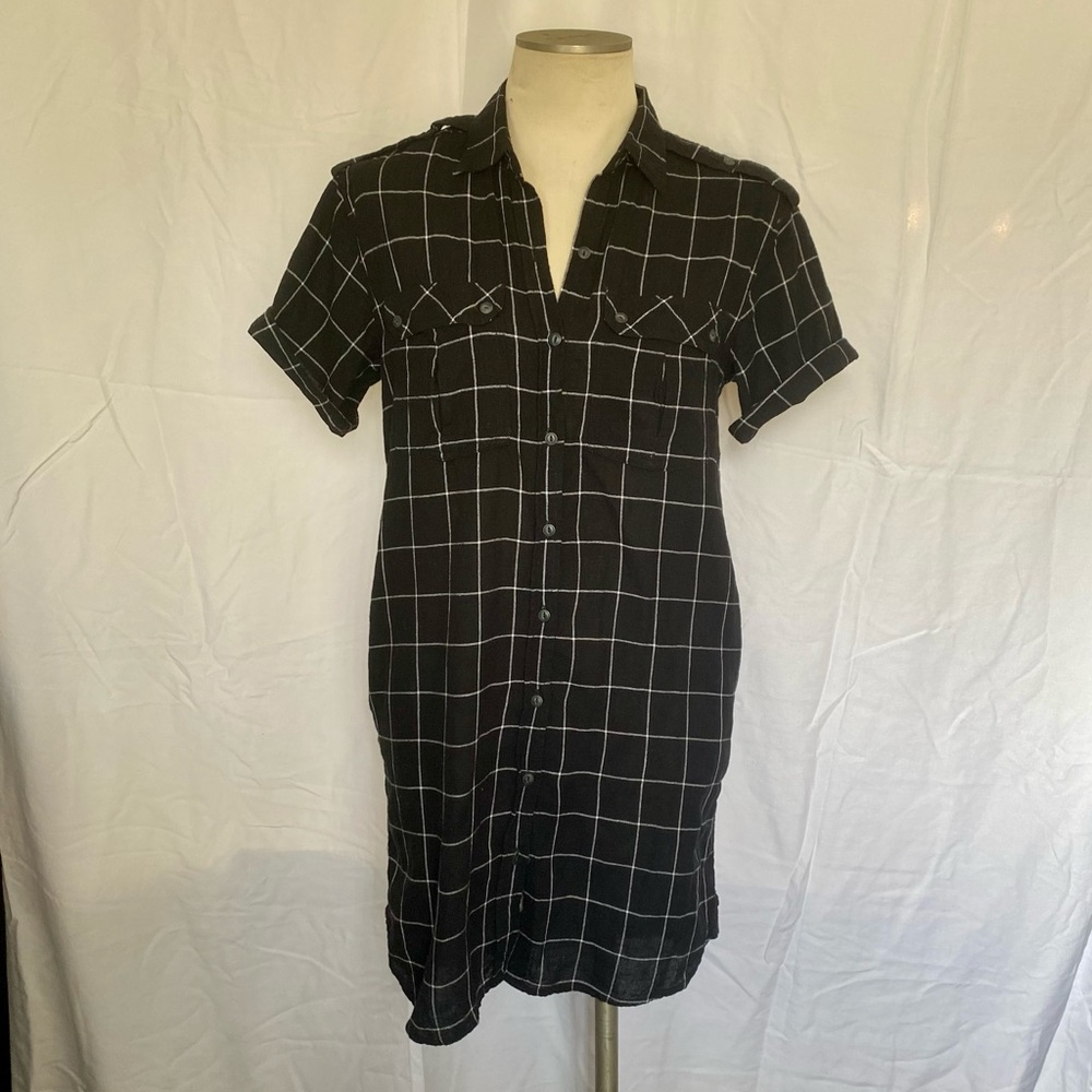 Current Elliott Button Front Shirt Dress